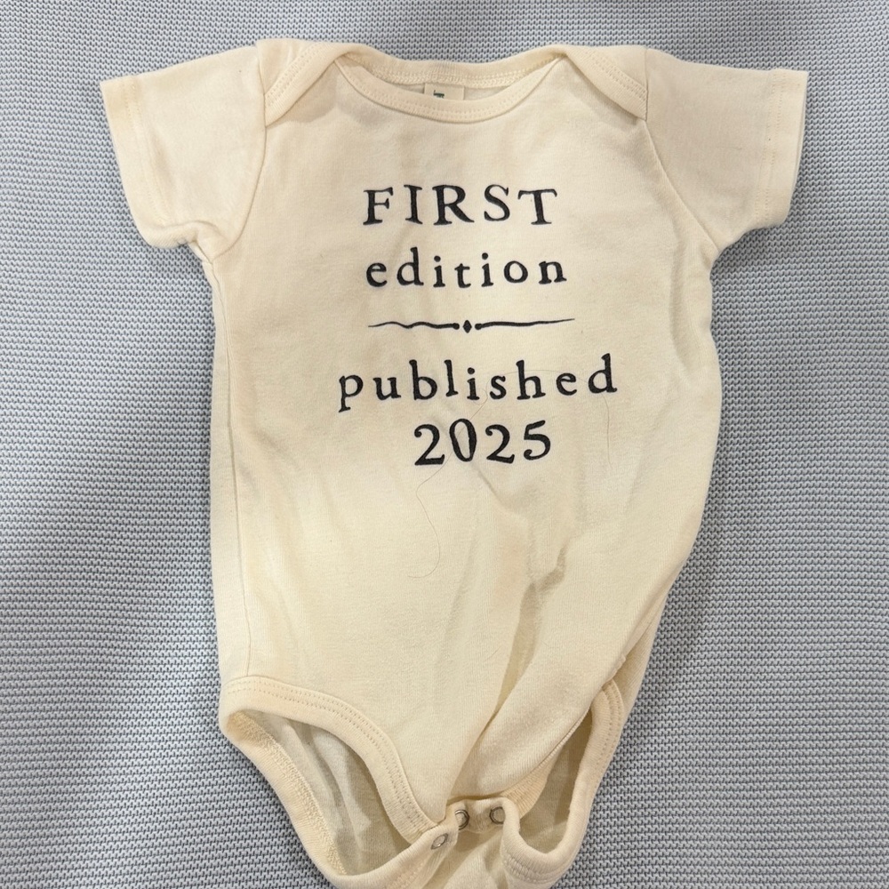 Cream Baby Onesie - First Edition Published 2025